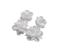 PAMTIER Flower Earrings for Women Drop Boho Big Vintage Statement Red Black Post Aesthetic Dainty Stainless Steel Retro Exaggerated Stud Large Colourful Jewellery White