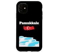 Pamukkale Souvenir thermal pools Turkey map Turkish flag Case for iPhone 11