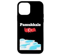 Pamukkale Souvenir thermal pools Turkey map Turkish flag Case for iPhone 12 mini