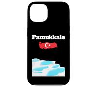 Pamukkale Souvenir thermal pools Turkey map Turkish flag Case for iPhone 13