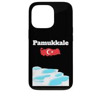 Pamukkale Souvenir thermal pools Turkey map Turkish flag Case for iPhone 13 Pro