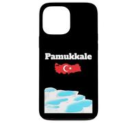 Pamukkale Souvenir thermal pools Turkey map Turkish flag Case for iPhone 13 Pro Max
