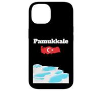 Pamukkale Souvenir thermal pools Turkey map Turkish flag Case for iPhone 14