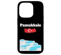 Pamukkale Souvenir thermal pools Turkey map Turkish flag Case for iPhone 14 Pro