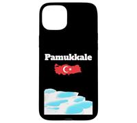 Pamukkale Souvenir thermal pools Turkey map Turkish flag Case for iPhone 15 Plus