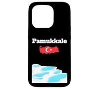 Pamukkale Souvenir thermal pools Turkey map Turkish flag Case for iPhone 15 Pro
