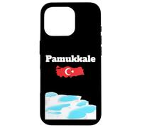 Pamukkale Souvenir thermal pools Turkey map Turkish flag Case for iPhone 16 Pro