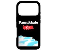 Pamukkale Souvenir thermal pools Turkey map Turkish flag Case for iPhone 17 Pro