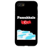Pamukkale Souvenir thermal pools Turkey map Turkish flag Case for iPhone SE (2020) / 7/8