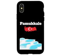 Pamukkale Souvenir thermal pools Turkey map Turkish flag Case for iPhone X/XS
