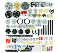 Pamvava Technical Gears Parts Building Bricks,Chain Wheels and Axles Sets