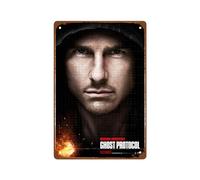 PAMVINT Mission Impossible - Ghost Protocol Moviewall art Metal Wall Tin Sign Artistic Posters Of Dormitory decor Retro Gift Man Cave Decor Vintage Decorations 8"x12"