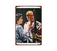 PAMVINT Natural Born Killers Movie Poster Metal Wall Tin Sign wall art Boy Dorm Bedroom Aesthetic Poster room decor Man Cave Decor Retro Gift Vintage Decorations 8"x12"