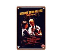 PAMVINT Natural Born Killers Movie Poster Metal Wall Tin Sign wall art Vintage Movie Posters room decor Man Cave Decor Retro Gift Vintage Decorations 8"x12"