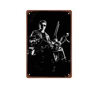 PAMVINT Terminator：2 Judgment Day Metal Wall Tin Sign wall art Classic Movie room decor Man Cave Decor Retro Gift Vintage Decorations 8"x12"