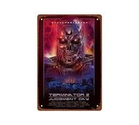 PAMVINT Terminatorwall art Metal Wall Tin Sign Terminator:2 Judgment Day room decor Retro Gift Man Cave Decor Vintage Decorations 8"x12"