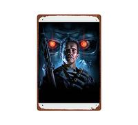 PAMVINT Terminatorwall art Metal Wall Tin Sign Terminator:2 Judgment Day room decor Retro Gift Man Cave Decor Vintage Decorations 8"x12"