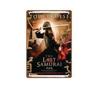 PAMVINT The Last Samurai Moviewall art Metal Wall Tin Sign Room Decor room decor Retro Gift Man Cave Decor Vintage Decorations 8"x12"