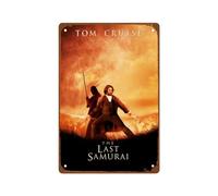 PAMVINT The Last Samurai Moviewall art Metal Wall Tin Sign Vintage Movie Poster room decor Retro Gift Man Cave Decor Vintage Decorations 8"x12"