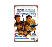 PAMVINT Where Eagles Dare Tribute Man Cave Decor wall artCinema Retro Movie Classics room decor Metal Wall Tin Sign Retro Gift Vintage Decorations 8"x12"