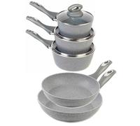 Pan 3 Piece Pan Set Marblestone Collection 20cm and 24cm Frying Pan