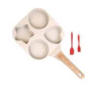 Pan 4-fold Non-Stick pan for Gas Stove and Induction, Egg pan with Multiple Hole Design, Pancake pan for Fast Cooking