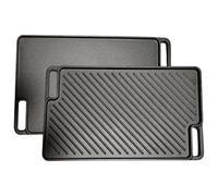 - Pan 46x26cm, Reversible Non-Stick Grill Skillet for BBQ, Oven, Gas & Electric Hob, Rectangular Pan with Handles