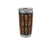 Pan Africa Color Pattern African Stainless Steel Insulated Tumbler