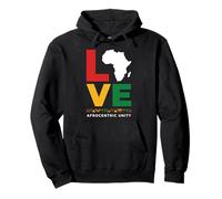 Pan-African Love & Afrocentric Unity Pullover Hoodie
