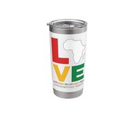 Pan-African Love & Afrocentric Unity Stainless Steel Insulated Tumbler