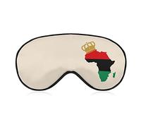 Pan African Pride Sleeping Eye Mask Eye Shade with Adjustable Strap Blindfold for Airplane Travel