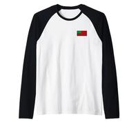 PAN African USA American Flag Black Liberation Pride Raglan Baseball Tee