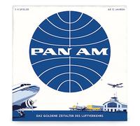 PAN AM Fun Strategy Board Game For The Whole Family - German Language - Includes 52 Airplane Miniatures From 4 Distinct Airline Eras (Ages 12+) Ideal for 2-4 Players