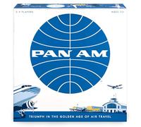 PAN AM Fun Strategy Board Game For The Whole Family - Includes 52 Airplane Miniatures From 4 Distinct Airline Eras (Ages 12+) Ideal for 2-4 Players - Funko 48719 Signature Games