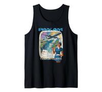 Pan Am Touring the Transatlantic Retro Flight Advertisement Tank Top