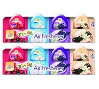 Pan Aroma 2 x Mini Air Freshener Gel Pack Of 4 For Home Office Or Gym Locker