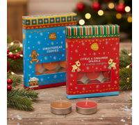 Pan Aroma 24 Christmas Scented Tealights Gingerbread Citrus Cinnamon 3H Burn