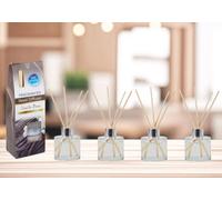 Pan Aroma 4X Vanilla Bean Scented Reed Diffuser Home Fragrance With Essential Oil 30Ml Bottle