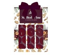 Pan Aroma Christmas 12 Pack Scented Tea Lights with 3 Hour Burn Time - Mulled Wine 3978