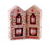 Pan Aroma Christmas Reed Diffusers - Apple & Cinnamon and Orange Spice Candle - Set of 2