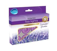 Pan Aroma Scented Tea Lights Lavender Garden 12pcs