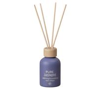 Pan Aroma Small Reed Diffuser - Pure Jasmine Scented Home Fragrance Oil - Home Air Freshener - Scented Diffuser with Sticks - Home Fragrance for Bedroom Bathroom Living Room, Home & Office Decor 50ml