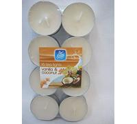 Pan Aroma Tea Lights Pack 16 Vanilla and Coconut,8.5*7-10 cm