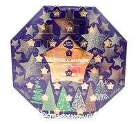 Pan Aroma Tealight Advent Calendar Wreath | Scented Candles Gift Set | 6 Festive Scents with 3 Hours+ Burn Time Each | Christmas Gifts for Women (24 Xmas Scented Tea Lights)