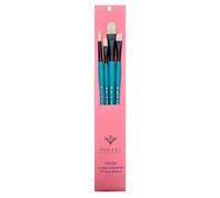 Pan Art 4-Piece Vegan Synthetic Brush Set No. 12-16 - Versatile Artist Brushes for Oil Paints - Studio-Quality Painting Tool Painting Set for Beginners & Professionals