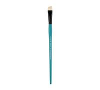Pan Art Bristle Angular No. 16 - Detail & Wash Brush for Oil Paints - Professional Artist Quality Paintbrush for Fine Art, Craft & Illustration - 1 Unit