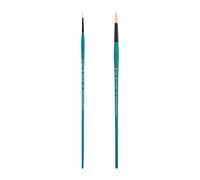 Pan Art Bristle Round No. 01 - Oil Paint Brush for Detail & Wash - 1 Unit