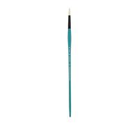 Pan Art Bristle Round No. 08 - Detail & Wash Brush for Oil Paints - Studio-Quality Painting Tool Paintbrush for Fine Art, Craft & Illustration - 1 Unit
