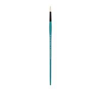 Pan Art Bristle Round No. 10 - Detail & Wash Brush for Oil Paints - Studio-Quality Painting Tool Paintbrush for Fine Art, Craft & Illustration - 1 Unit