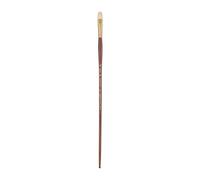 Pan Art Filbert Brush Natural Bristle No. 08 for Oil Painting, 1 Piece